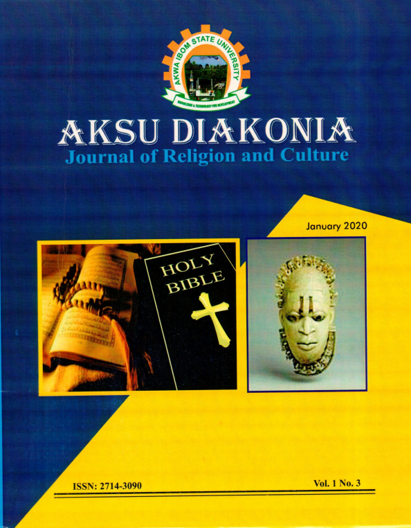 Journal of Religion and Culture - front cover